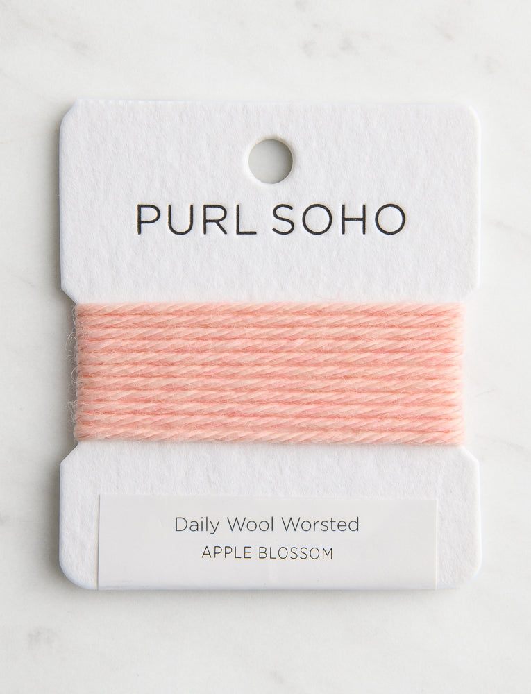 Daily Wool Worsted Color Cards, Apple Blossom