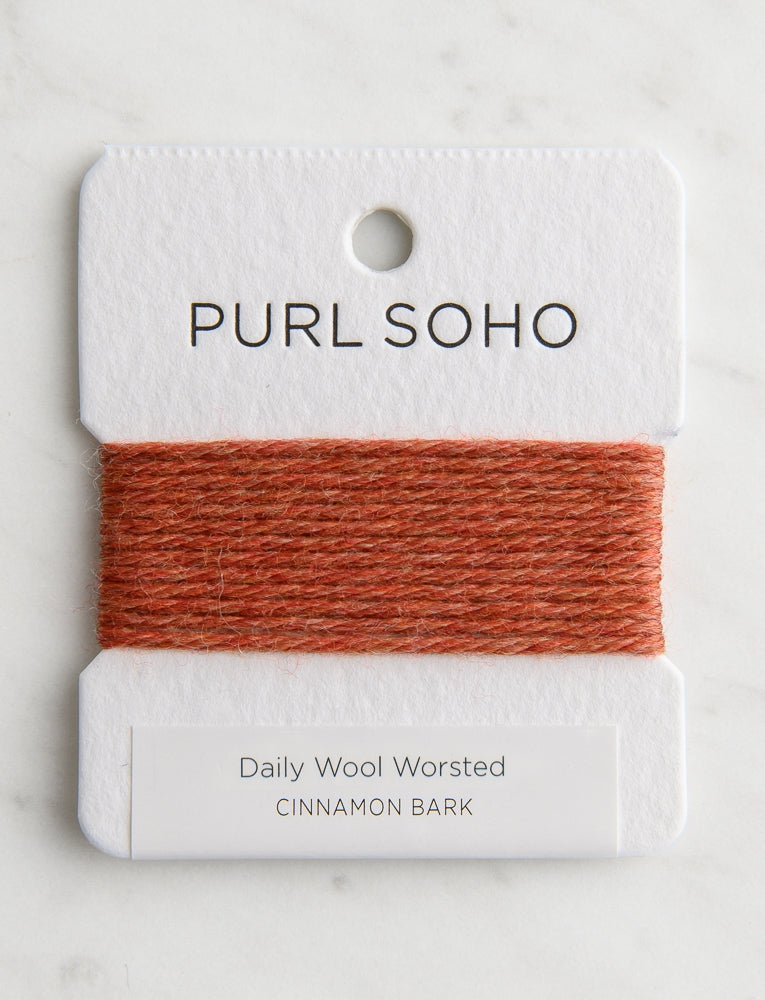 Daily Wool Worsted Color Cards, Cinnamon Bark