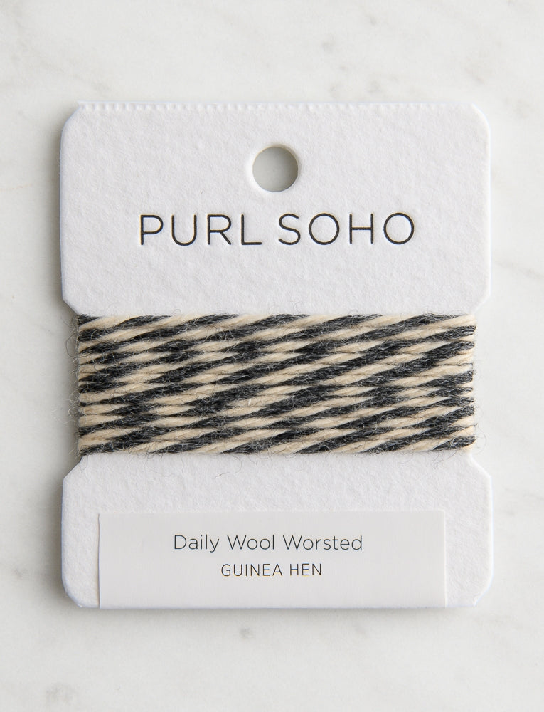 Daily Wool Worsted Color Cards, Guinea Hen