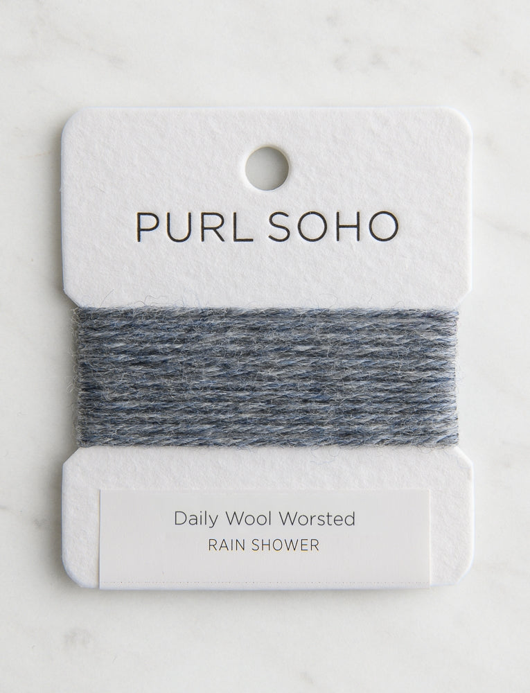Daily Wool Worsted Color Cards, Rain Shower