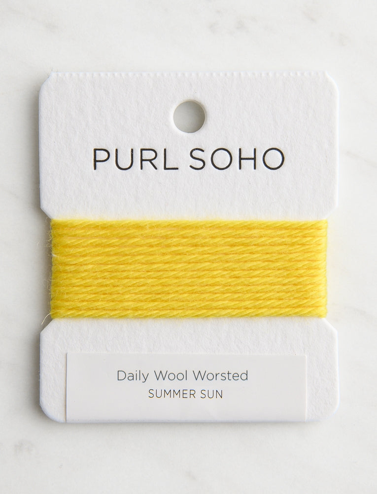 Daily Wool Worsted Color Cards, Summer Sun