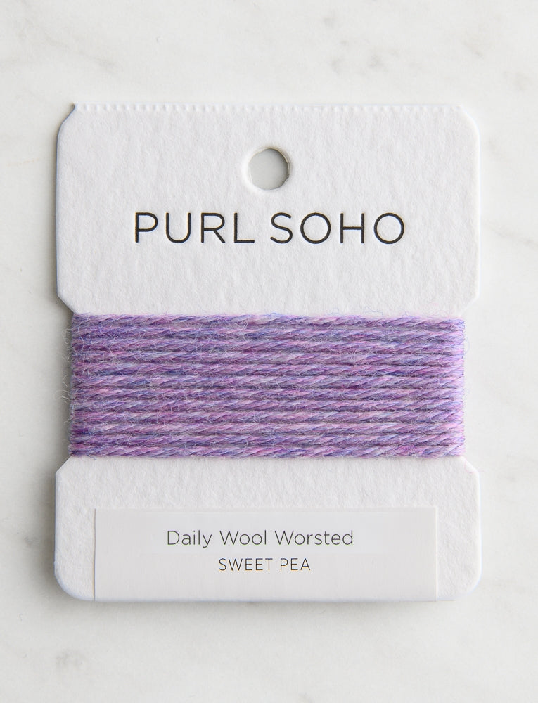 Daily Wool Worsted Color Cards, Sweet Pea