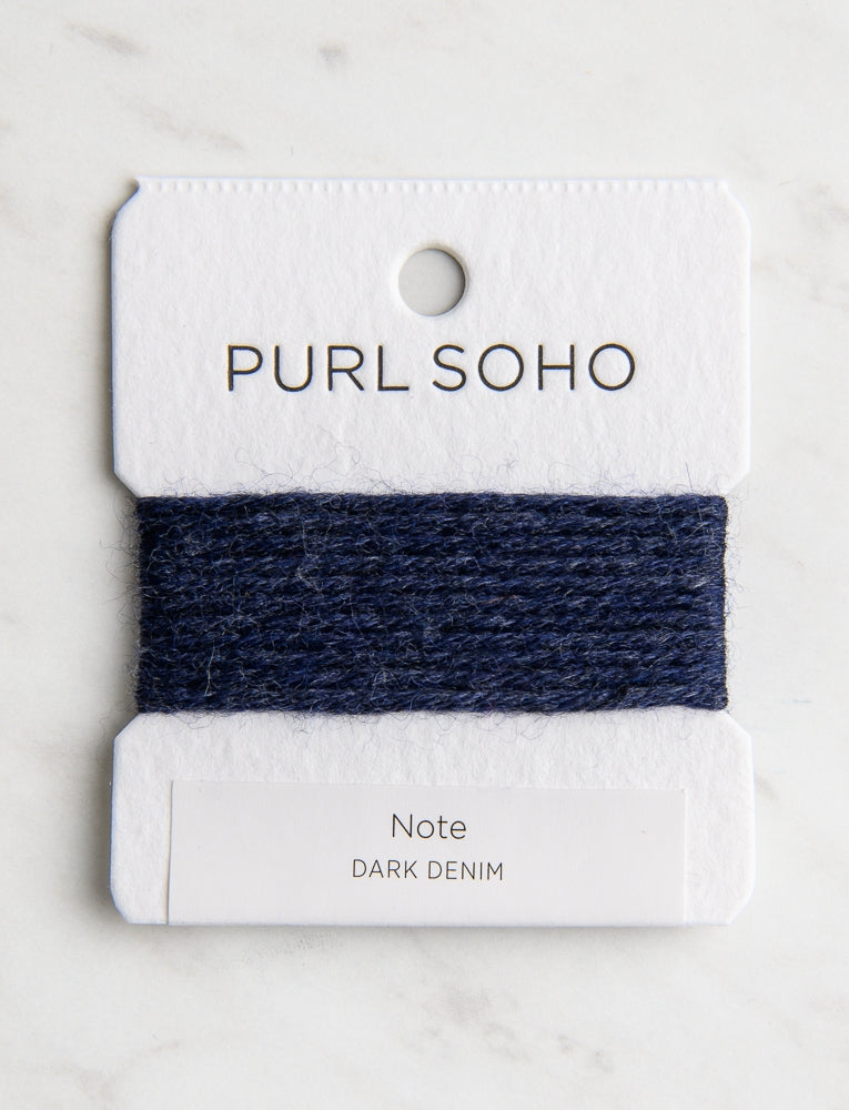 Note Color Cards, Dark Denim