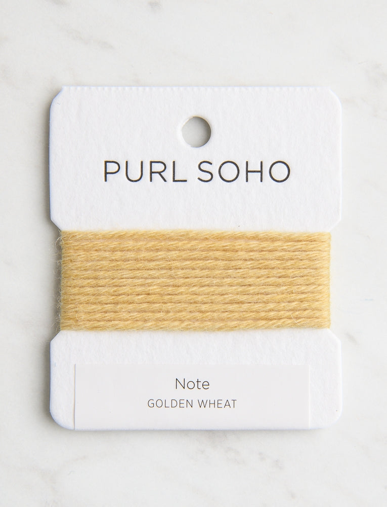 Note Color Cards, Golden Wheat