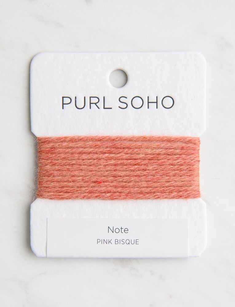 Note Color Cards, Pink Bisque