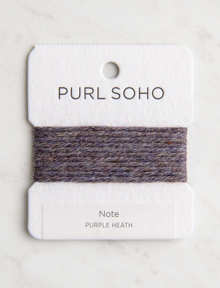 Note Color Cards, Purple Heath