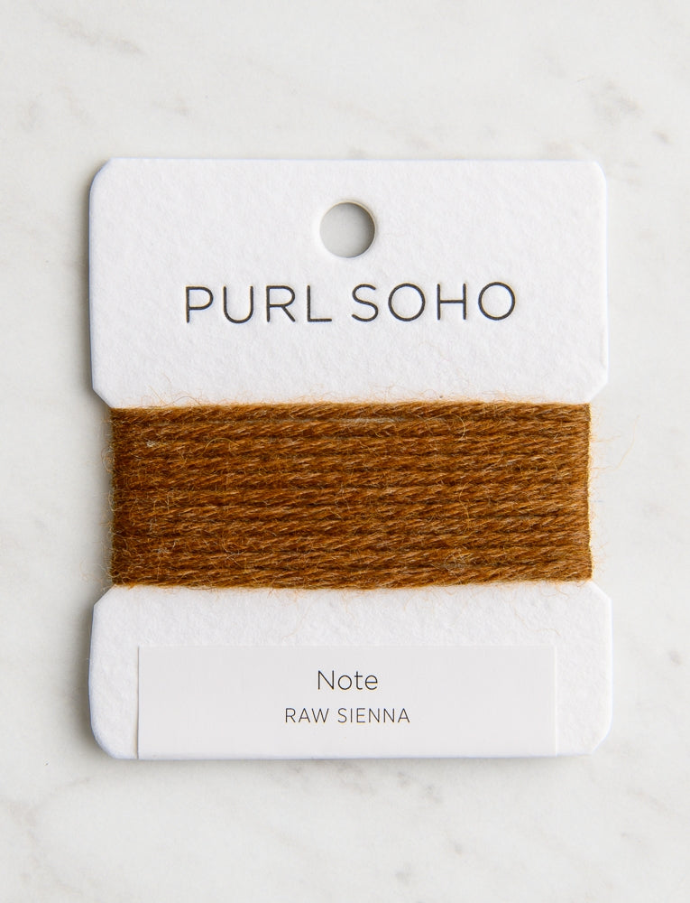 Note Color Cards, Raw Sienna