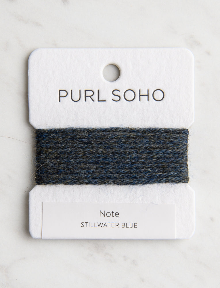 Note Color Cards, Stillwater Blue