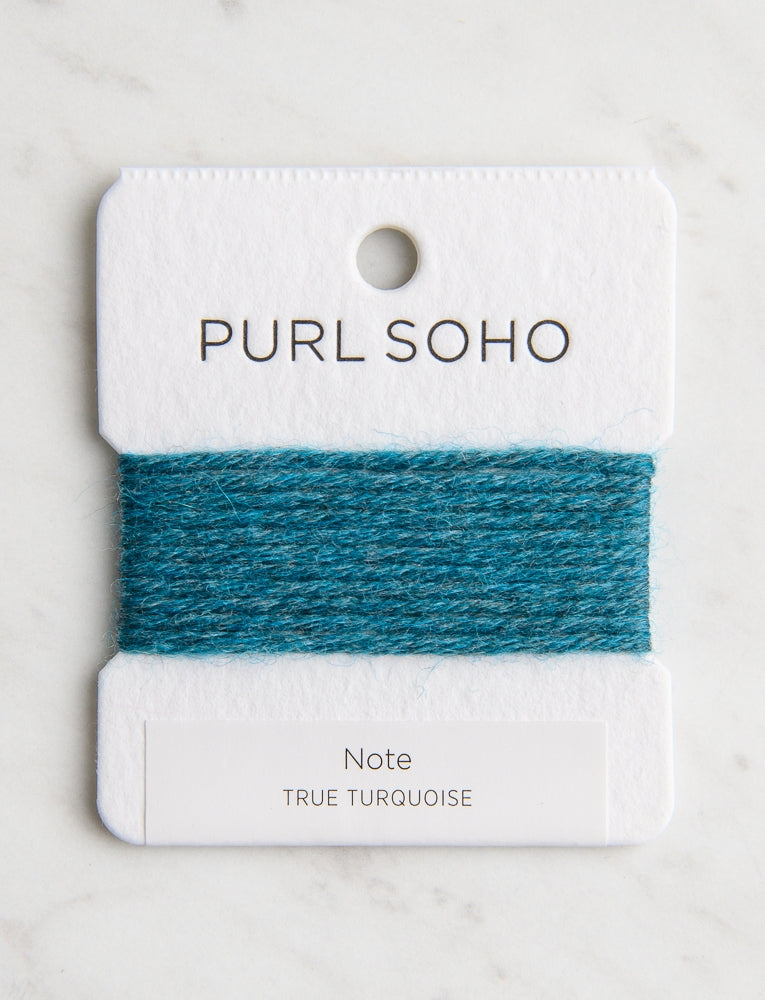 Note Color Cards, True Turquoise
