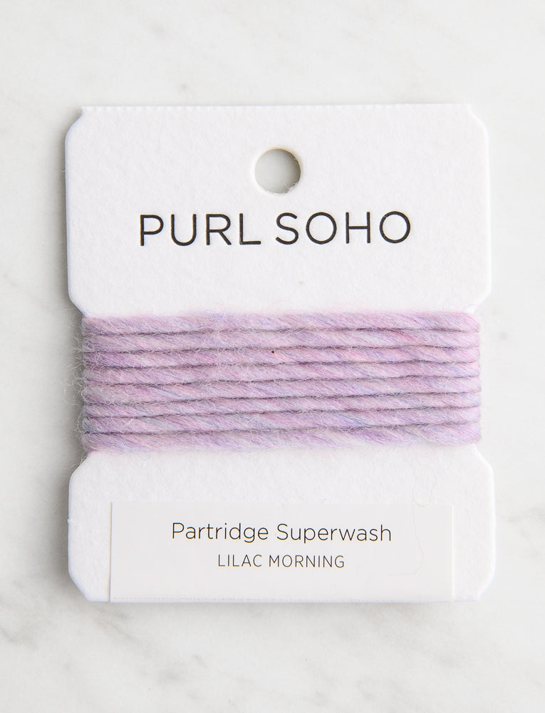 Partridge Superwash Color Cards, Lilac Morning