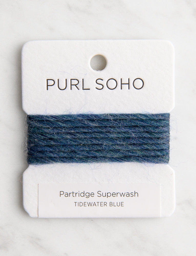 Partridge Superwash Color Cards, Tidewater Blue