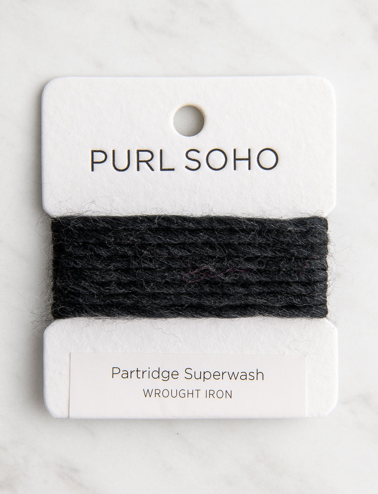 Partridge Superwash Color Cards, Wrought Iron