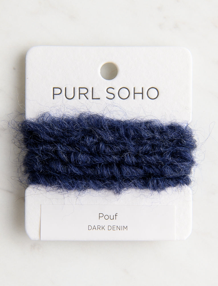 Pouf Color Cards, Dark Denim