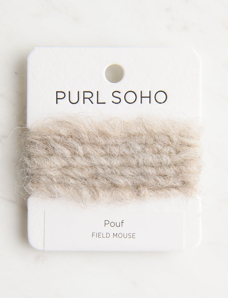 Pouf Color Cards, Field Mouse