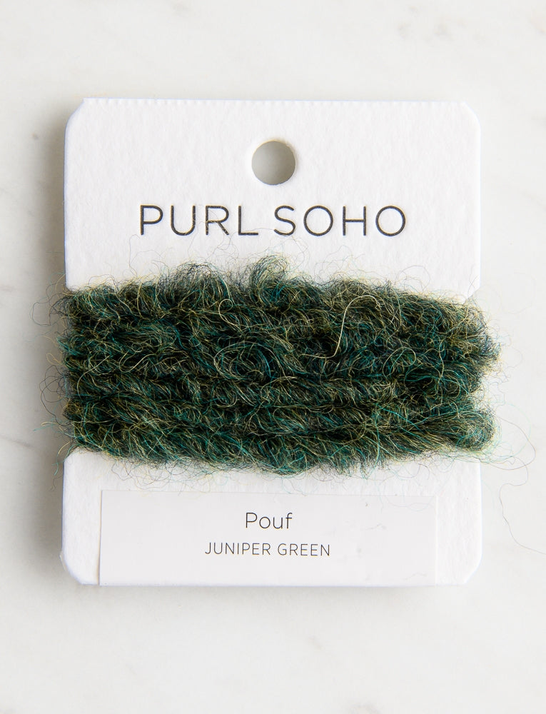Pouf Color Cards, Juniper Green