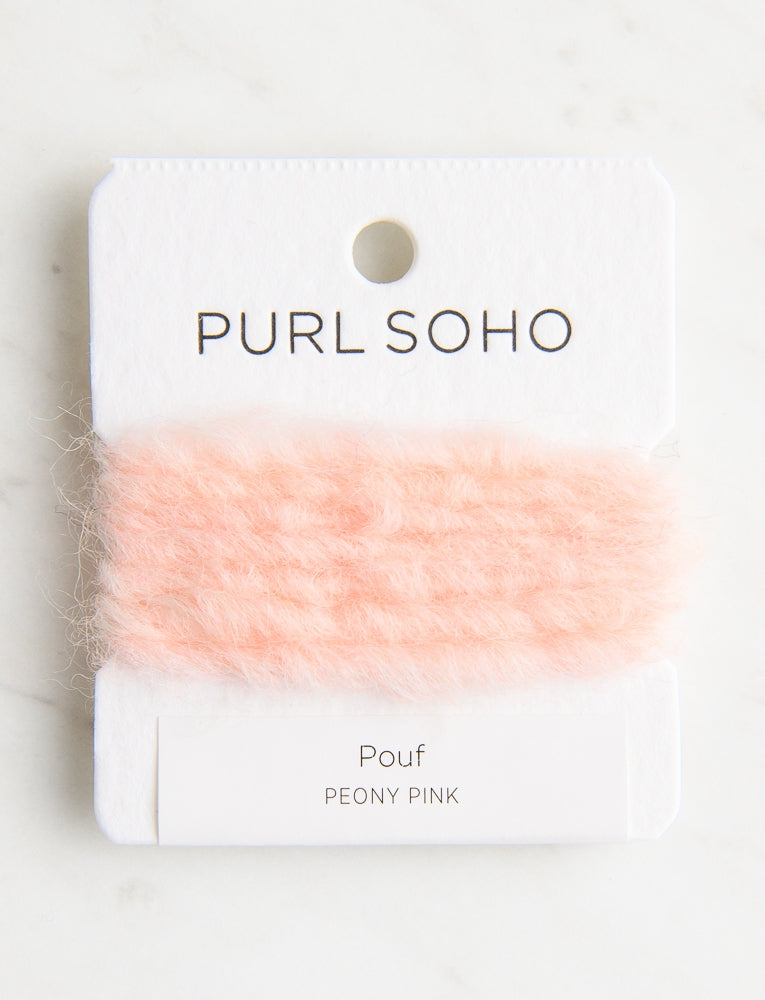 Pouf Color Cards, Peony Pink
