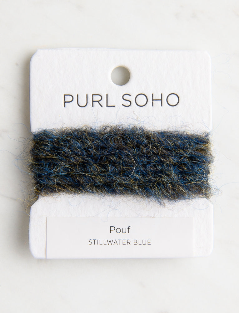 Pouf Color Cards, Stillwater Blue