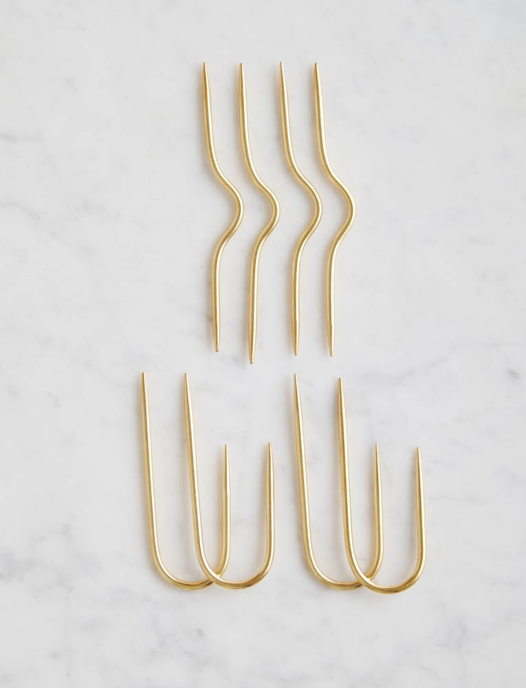 Brass Cable Stitch Holders