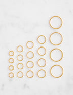 Brass Ring Stitch Markers