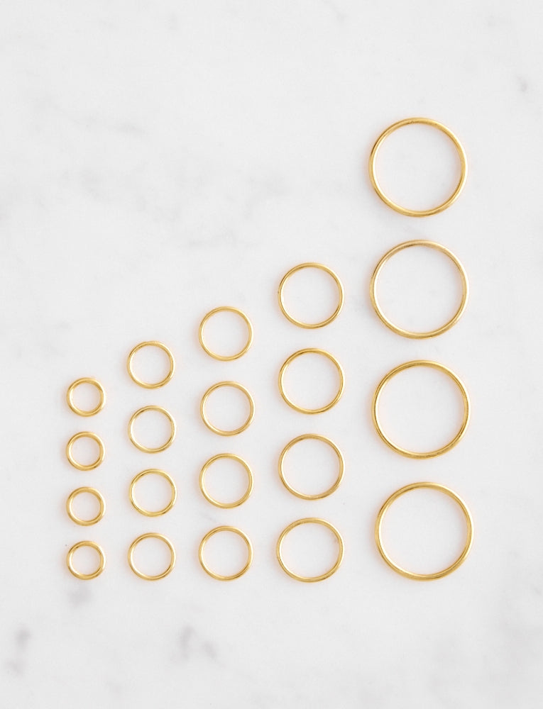 Brass Ring Stitch Markers