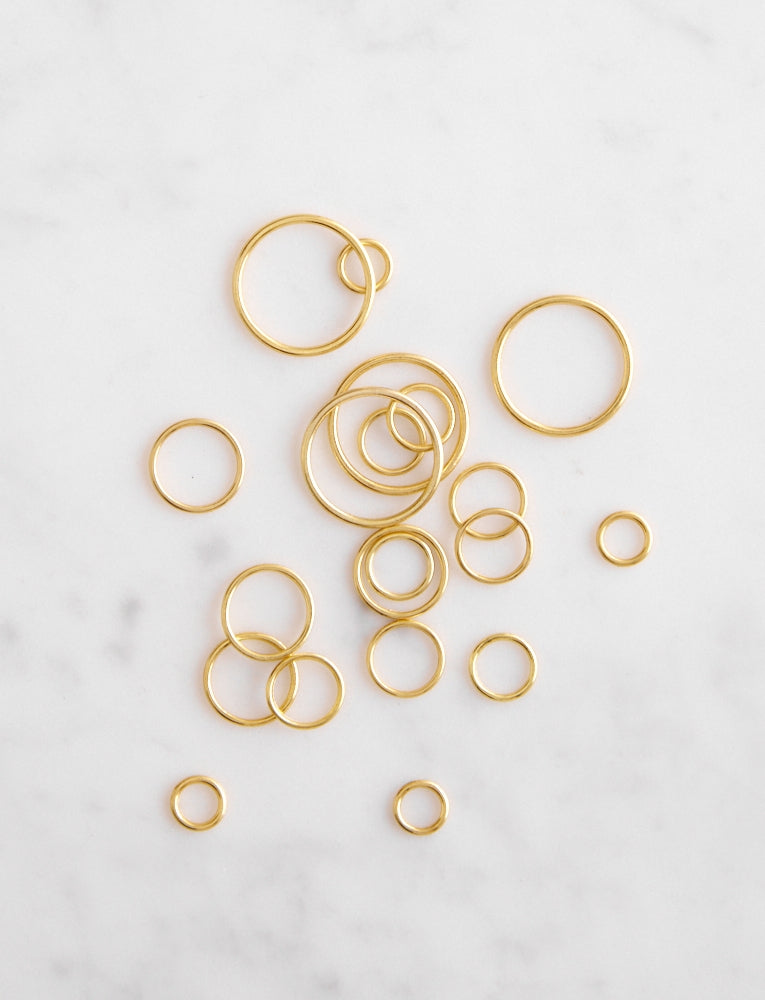 Brass Ring Stitch Markers