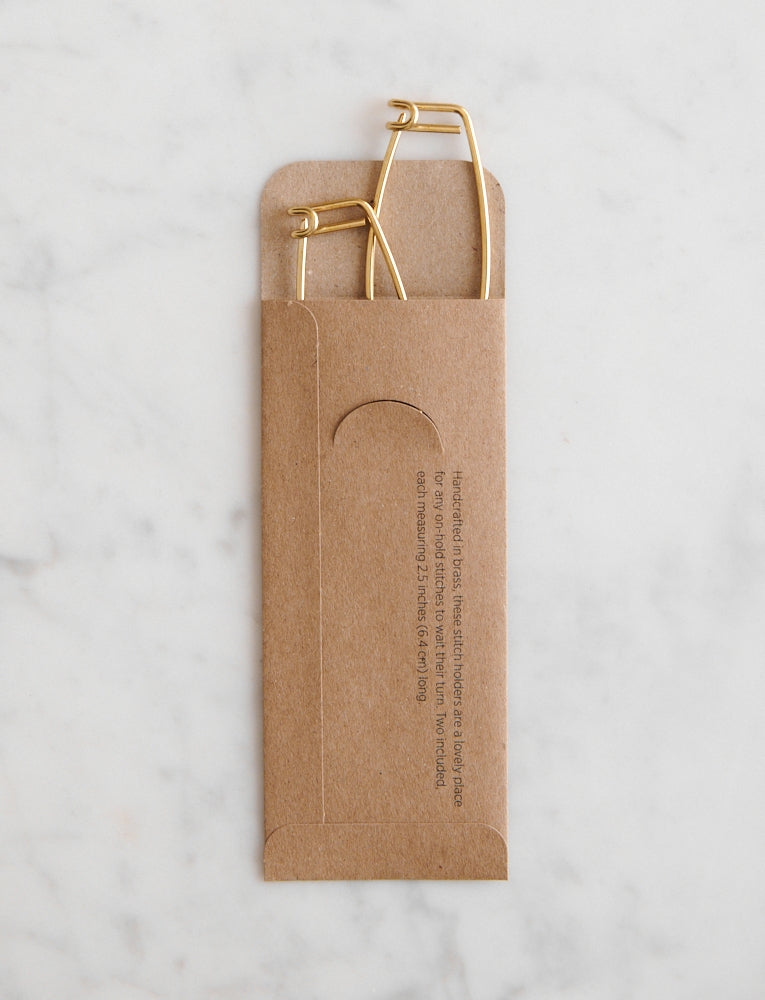 Brass Stitch Holder Set, Small