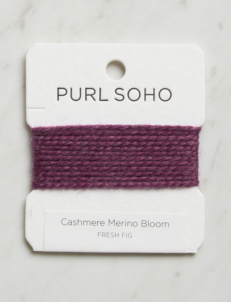 Cashmere Merino Bloom Color Cards, Fresh Fig
