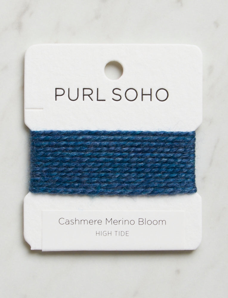 Cashmere Merino Bloom Color Cards, High Tide