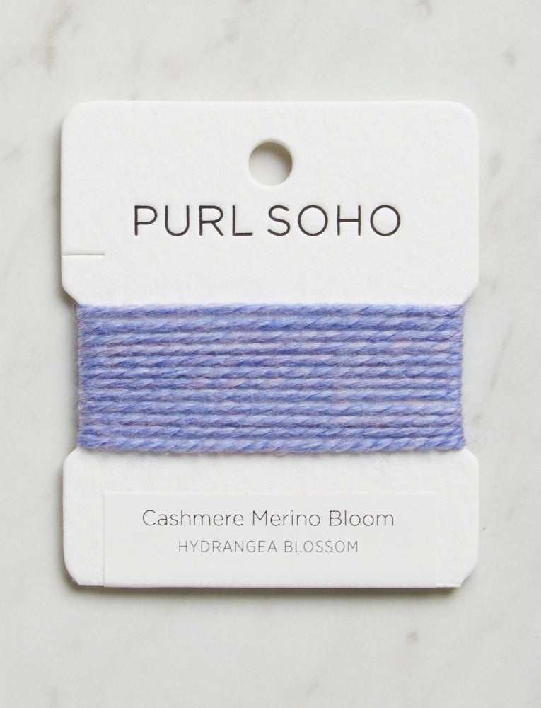 Cashmere Merino Bloom Color Cards, Hydrangea Blossom