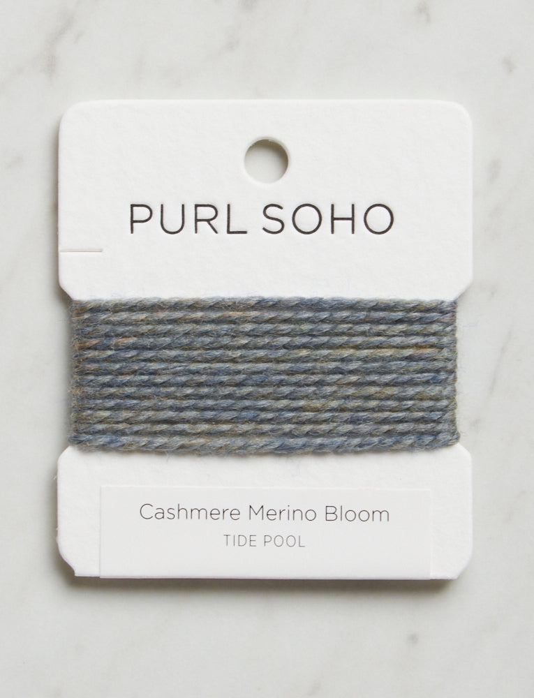 Cashmere Merino Bloom Color Cards, Tide Pool