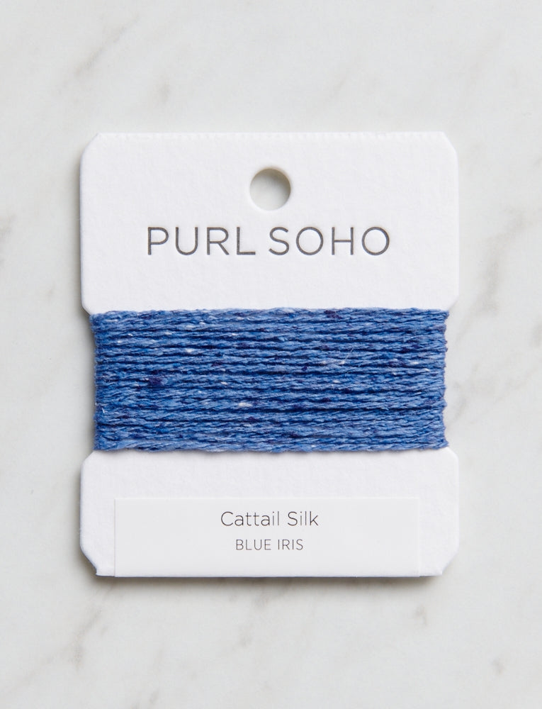 Cattail Silk Color Cards, Blue Iris