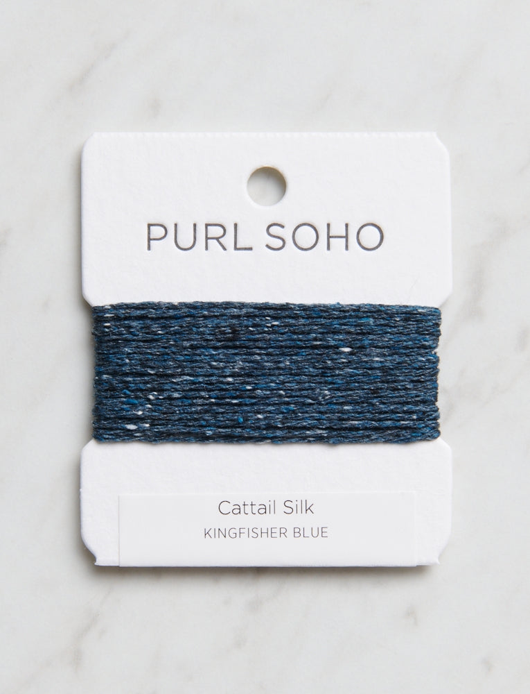 Cattail Silk Color Cards, Kingfisher Blue