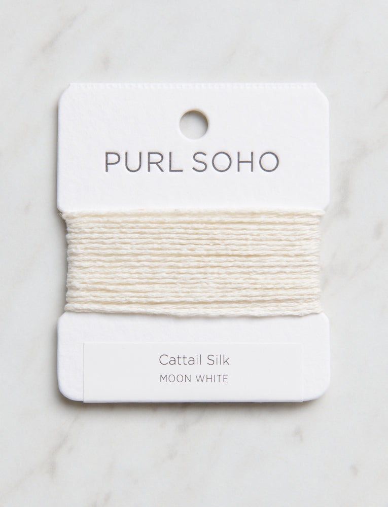 Cattail Silk Color Cards, Moon White