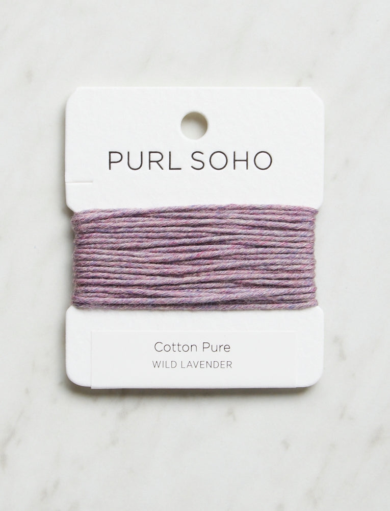Cotton Pure Color Cards, Wild Lavender