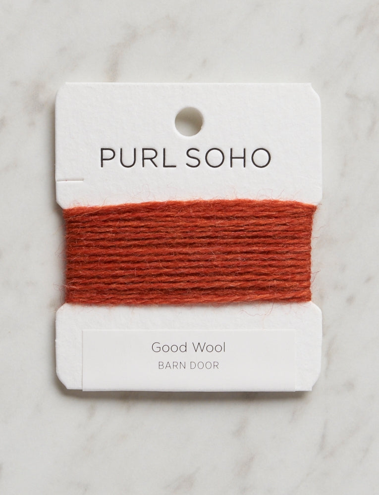 Good Wool Color Cards, Barn Door