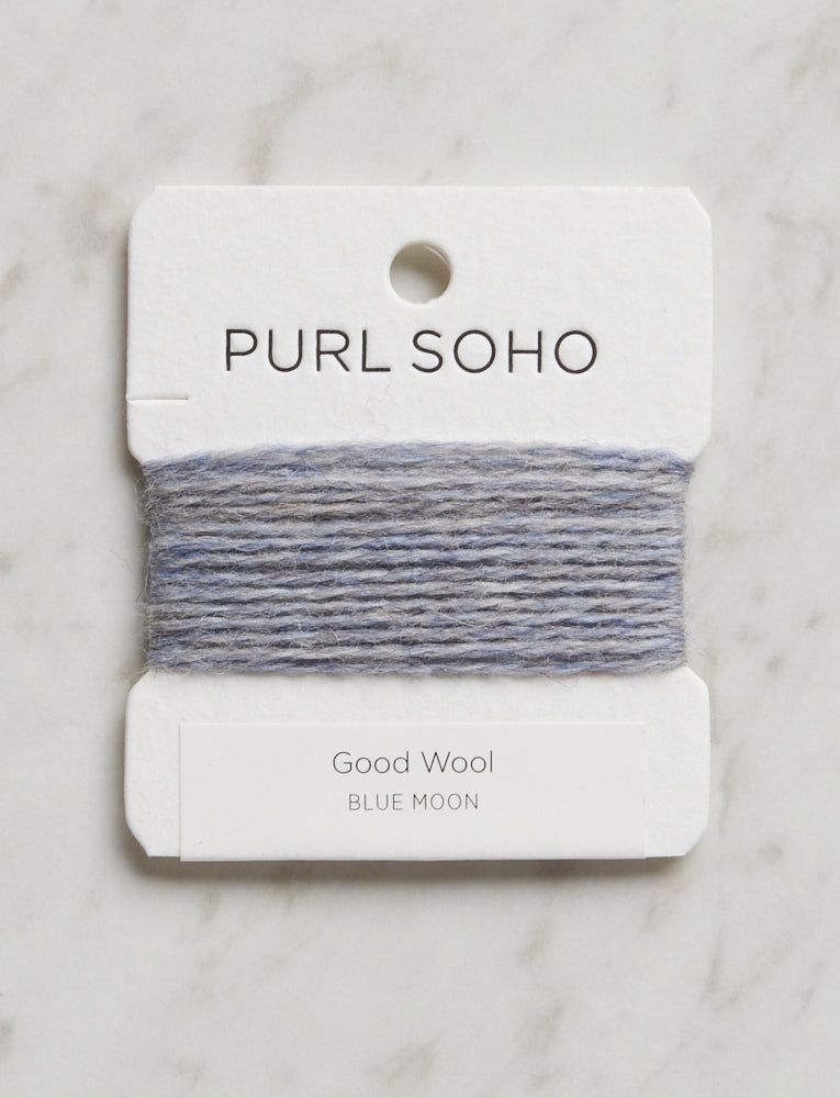 Good Wool Color Cards, Blue Moon