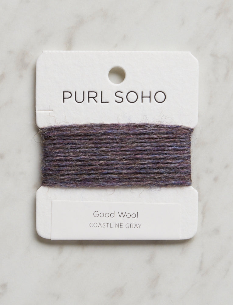 Good Wool Color Cards, Coastline Gray