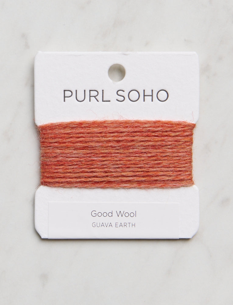 Good Wool Color Cards, Guava Earth