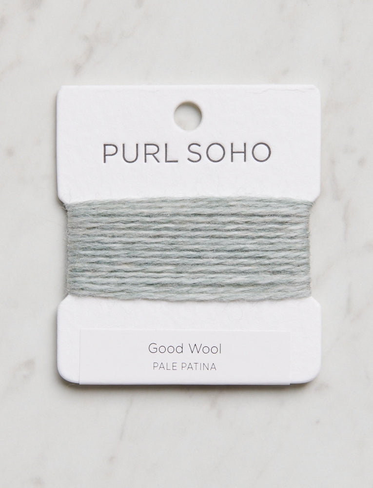 Good Wool Color Cards, Pale Patina
