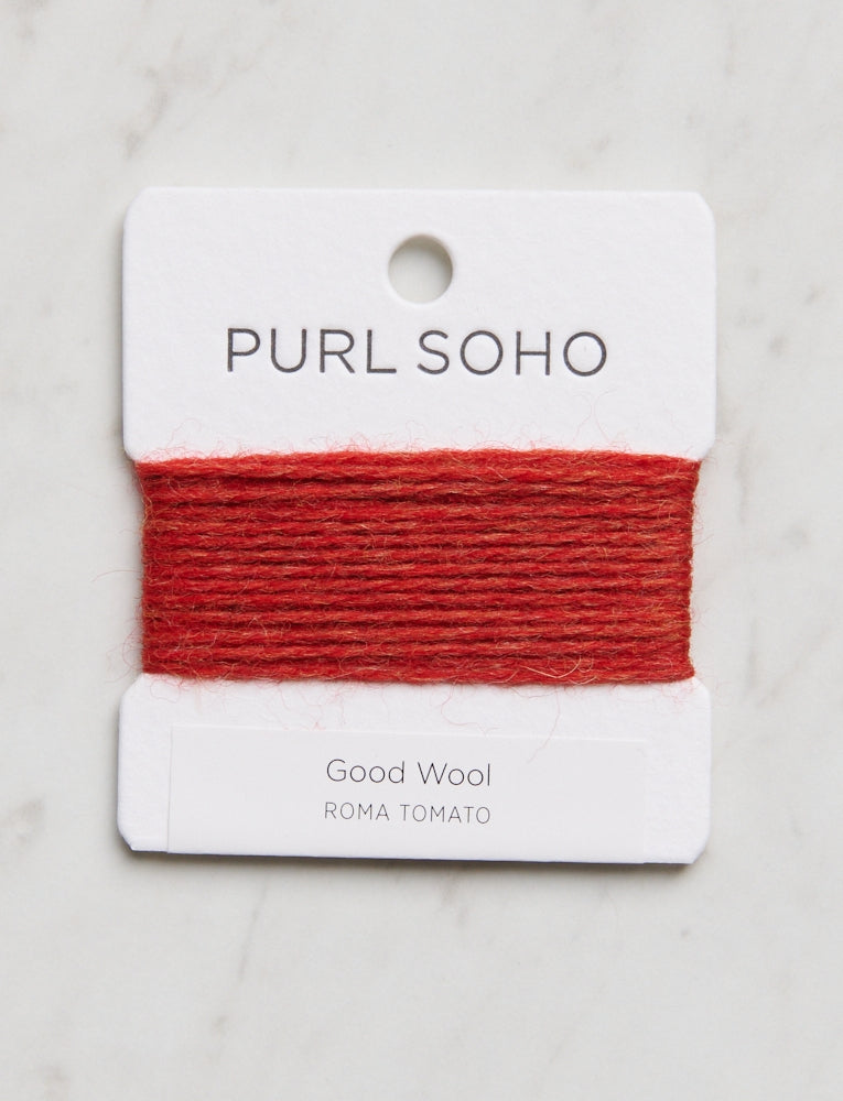 Good Wool Color Cards, Roma Tomato