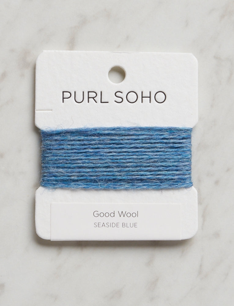 Good Wool Color Cards, Seaside Blue