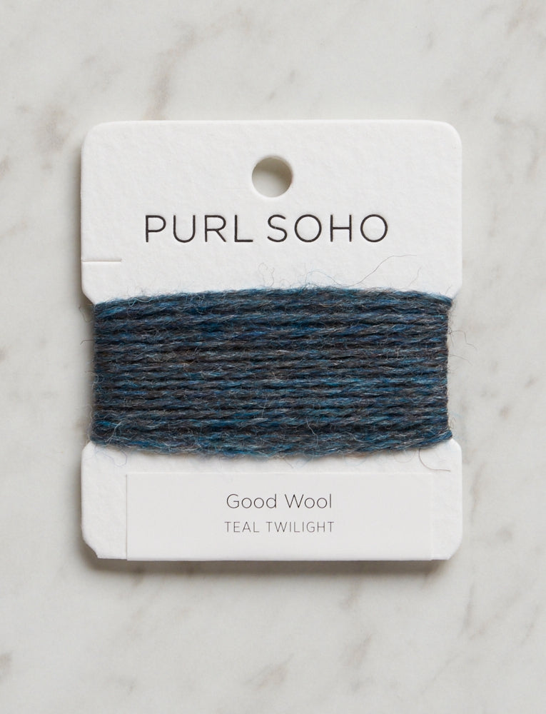 Good Wool Color Cards, Teal Twilight