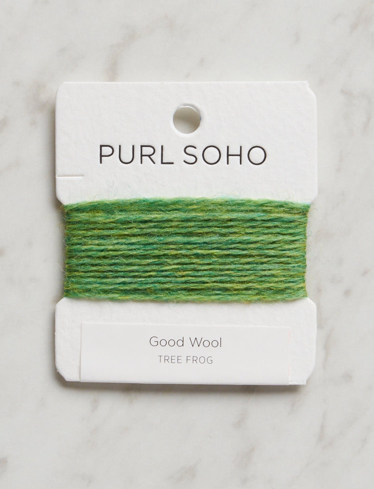 Good Wool Color Cards, Tree Frog