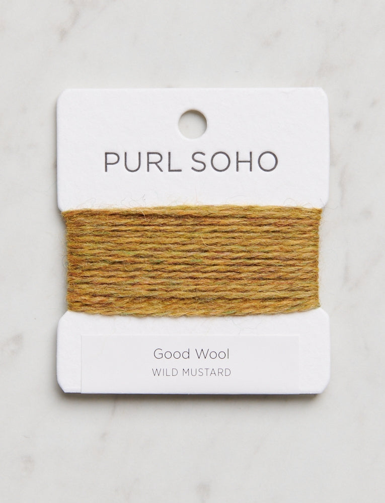 Good Wool Color Cards, Wild Mustard