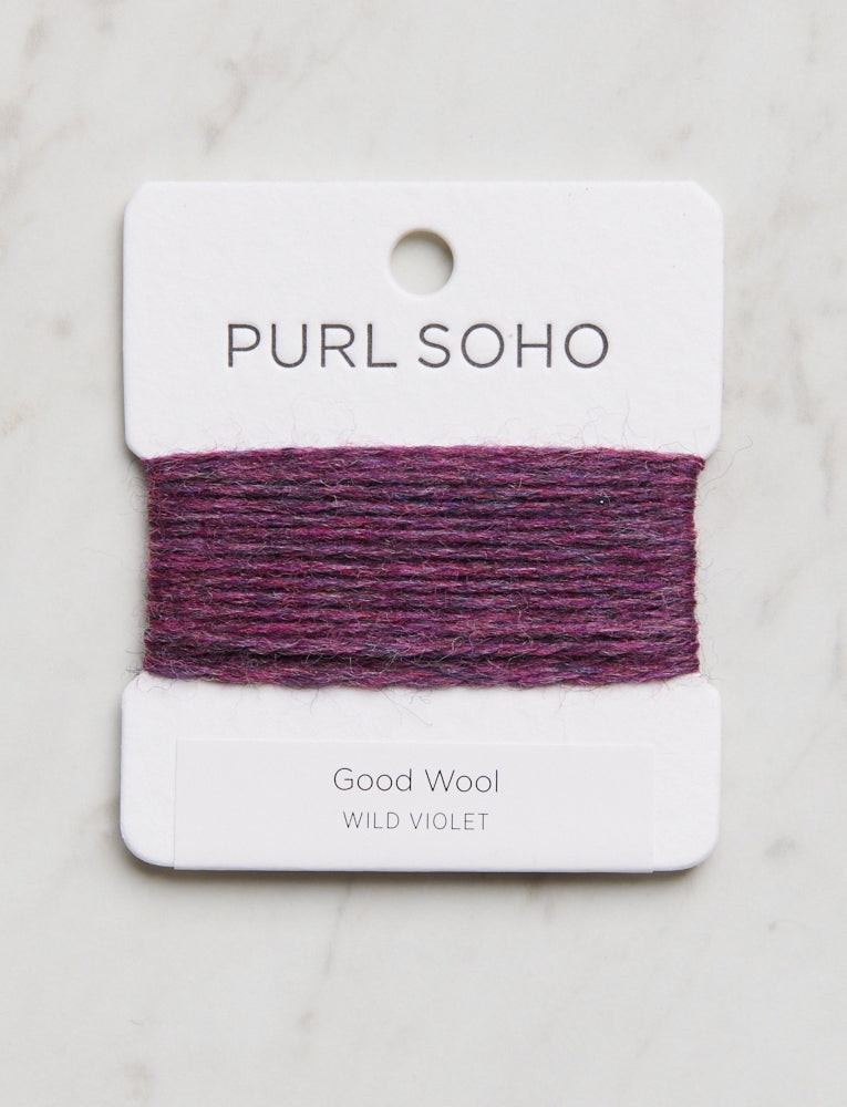 Good Wool Color Cards, Wild Violet