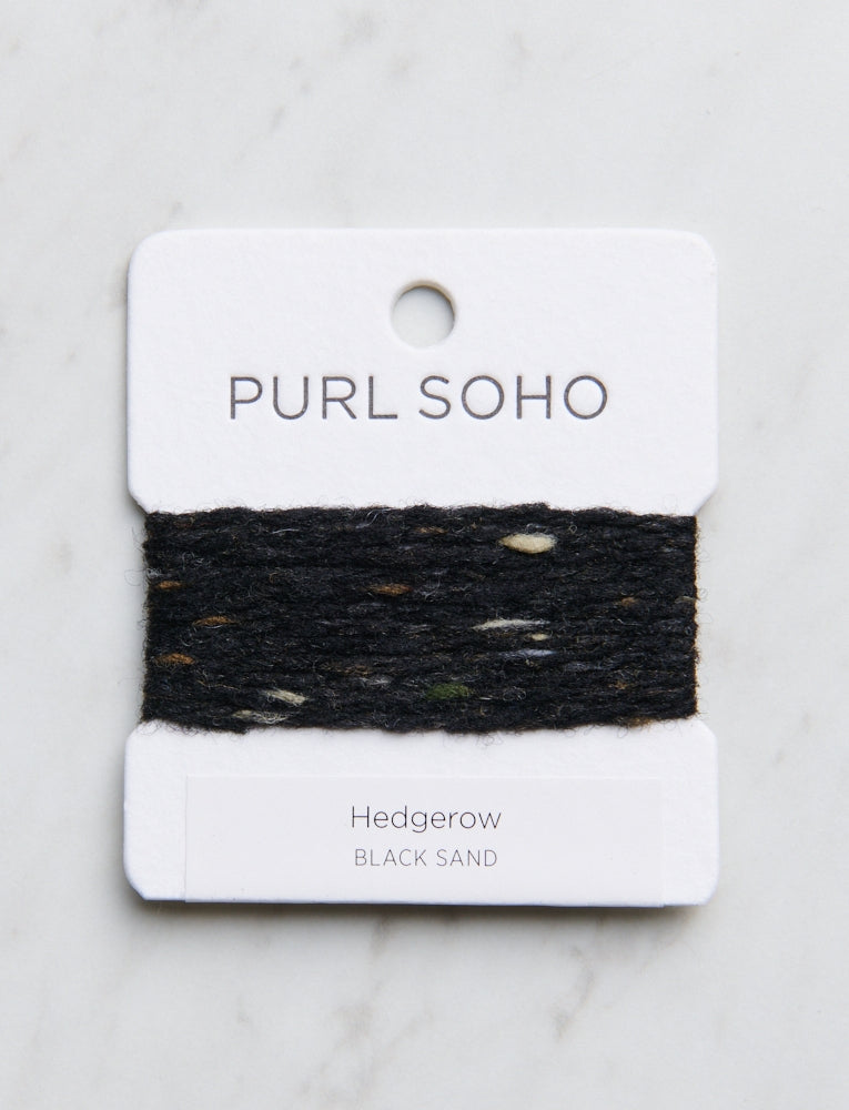 Hedgerow Color Cards, Black Sand