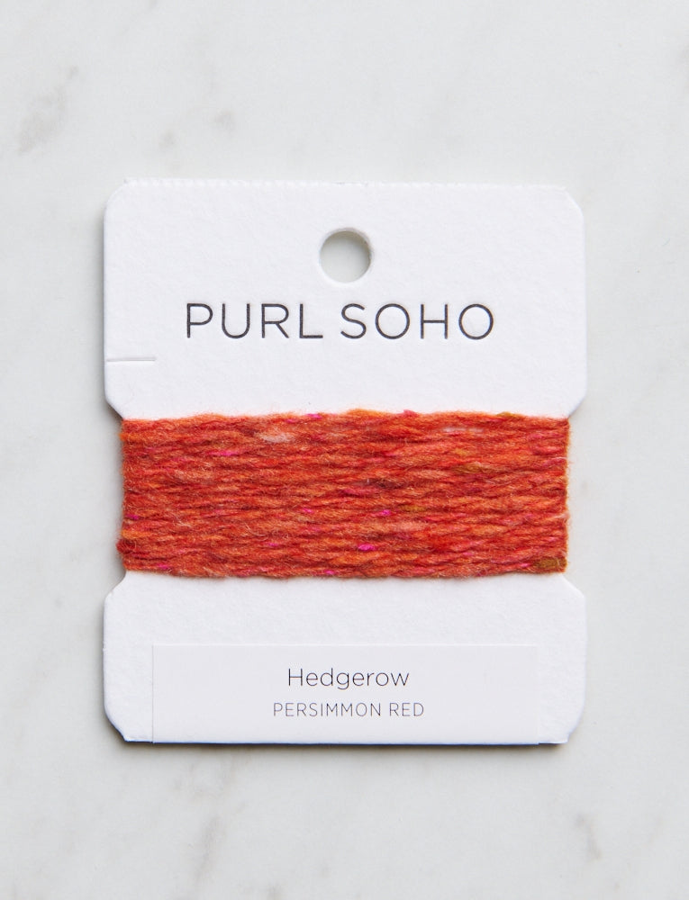 Hedgerow Color Cards, Persimmon Red