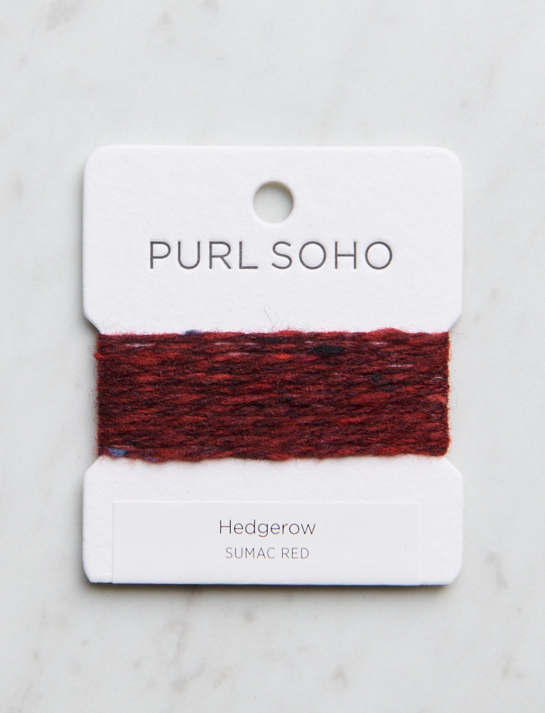 Hedgerow Color Cards, Sumac Red
