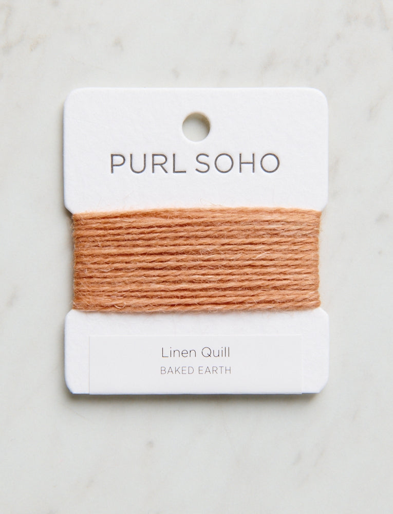 Linen Quill Color Cards, Baked Earth
