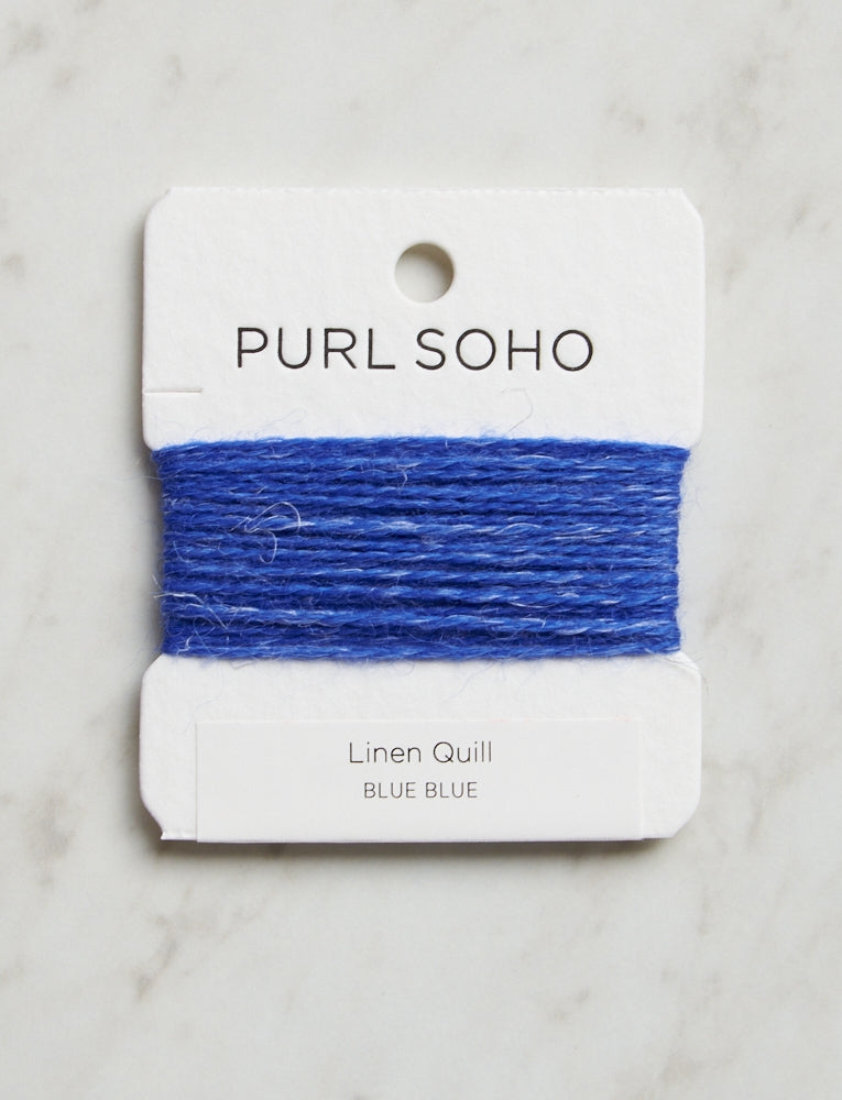 Linen Quill Color Cards, Blue Blue